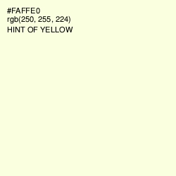 #FAFFE0 - Hint of Yellow Color Image